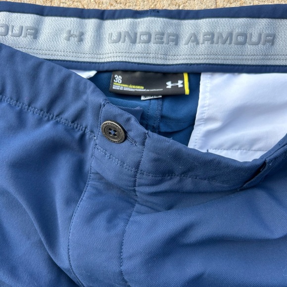 Under Amour Men’s Navy Blue Golf Shorts Waist 36 - Picture 3 of 9